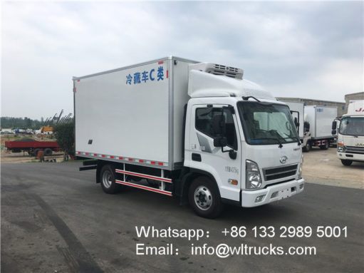 Korea Hyundai 14ft 3 ton refrigerated truck