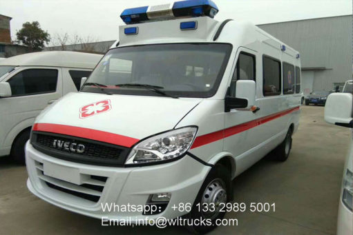 Long wheelbase IVECO ambulance car