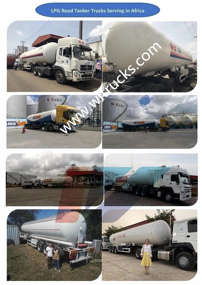 Lpg tanker trailers Different designs