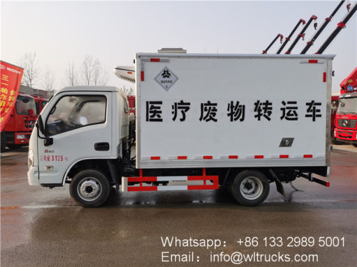 Medical waste truck