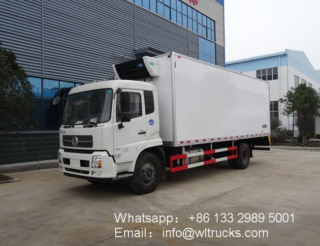 Picture of Dongfeng Tianjin 6.8m Refrigerated Truck Oblique Front