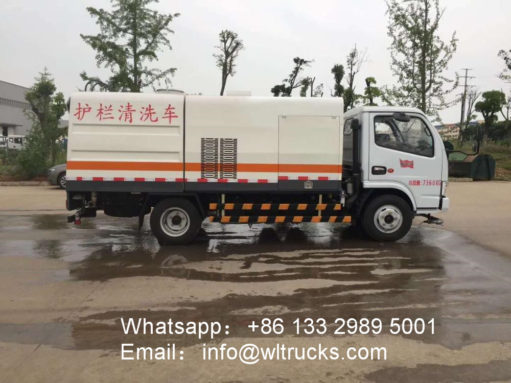 Road Sidework Guardrail Cleaning Truck