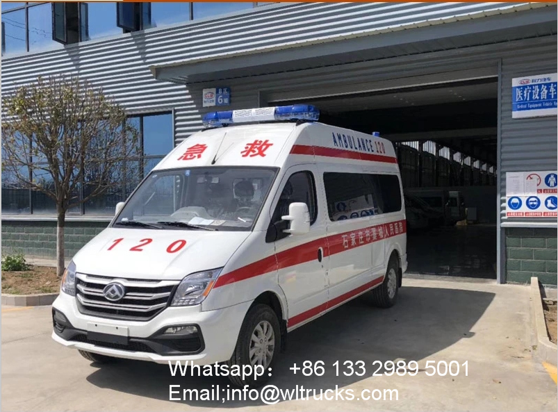 SAIC MAXUS V80 long axis Monitor Ward-Type Ambulance cart