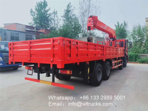 Shacman 14ton 16ton crane truck