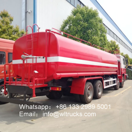 Shacman 25000 liter fire water truck