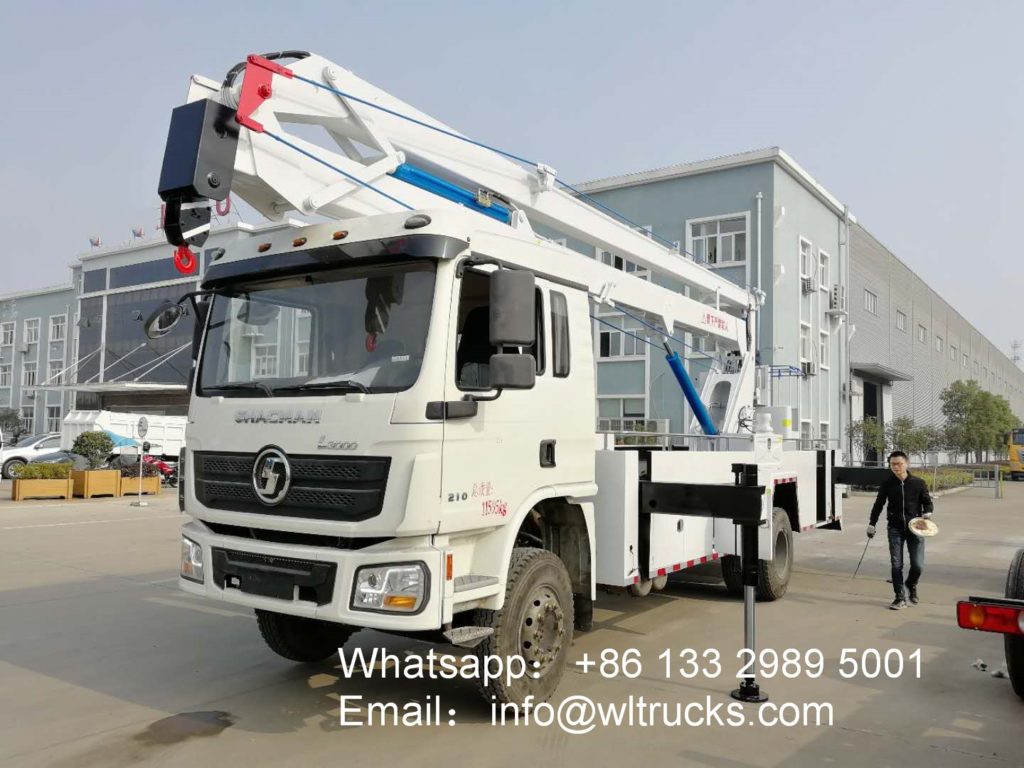 Shacman 20m to 22m aerial platform truck