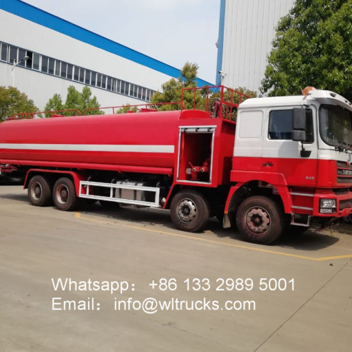 Shacman fire water tank truck