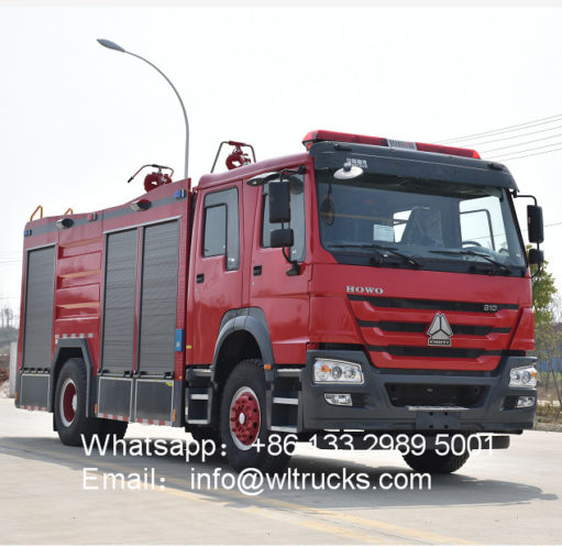 Sinotruk 8 ton 10 ton fire truck
