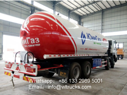 Sinotruk Howo 35000liter lpg truck