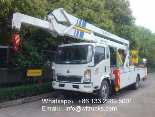 Sinotruk aerial platform truck