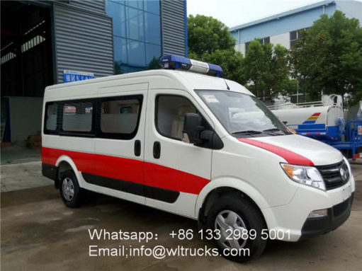 Dongfeng long wheelbase Diesel ward-type ambulance car