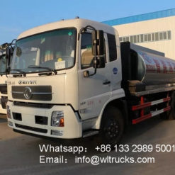 Dongfeng 10 ton to 12 ton asphalt delivery truck