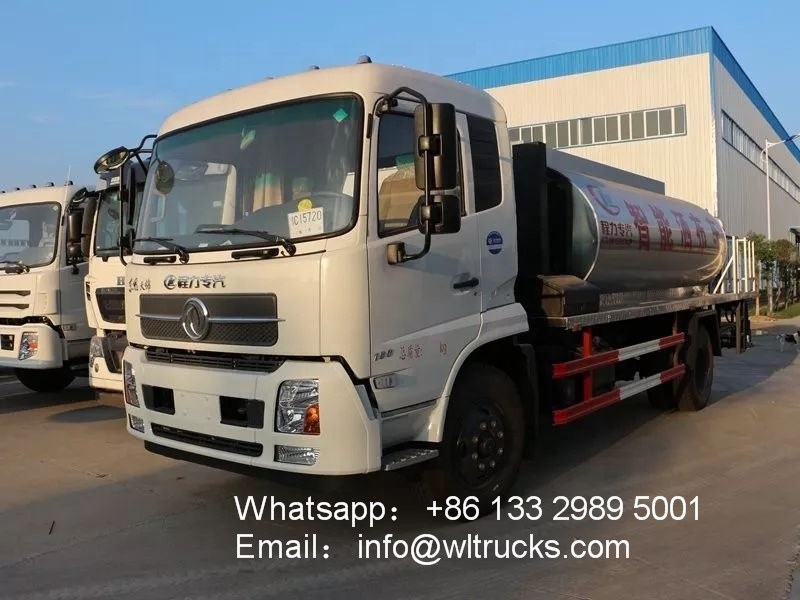 Dongfeng 10 ton to 12 ton asphalt delivery truck