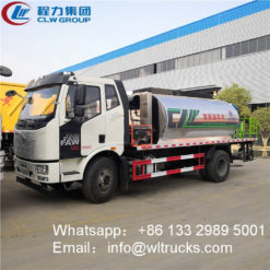 FAW 10000L to 12000L municipal asphalt patch truck