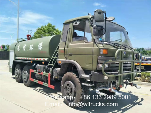 6WD Dongfeng 6x6 forest desert off-road fire water truck