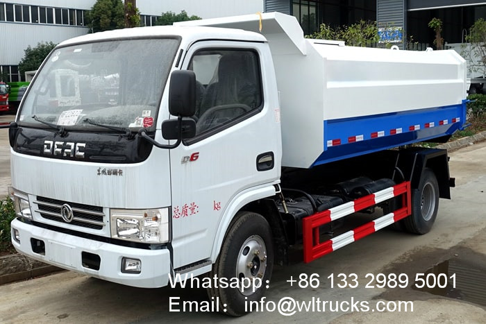 hanging bucket garbage truck picture