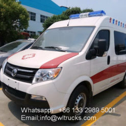 Dongfeng short wheelbase mobile icu hospital ambulance vehicle