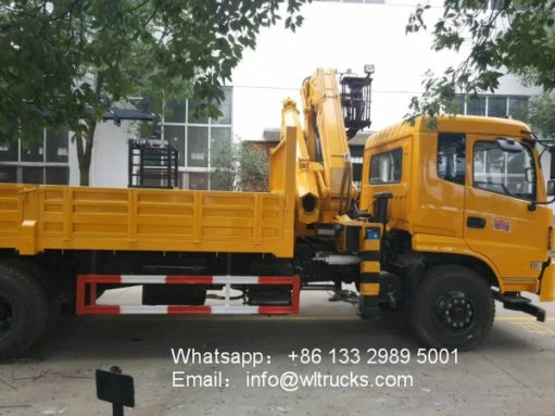 hydraulic crane truck