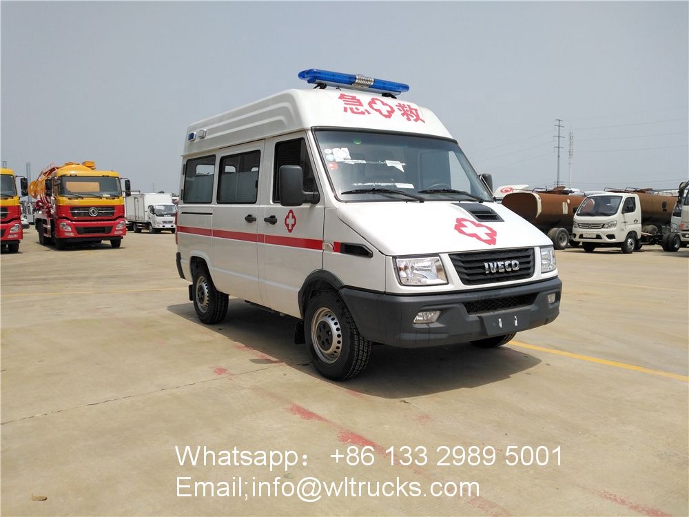 Italy iveco icu ambulance emergency rescue vehicle