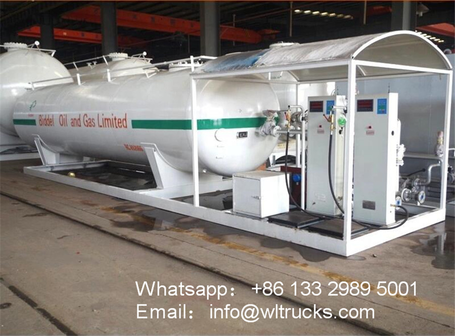 25000 liter 10 ton lpg gas container station