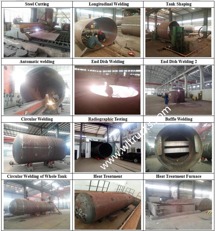 lpg tanker semi trailer Production Process