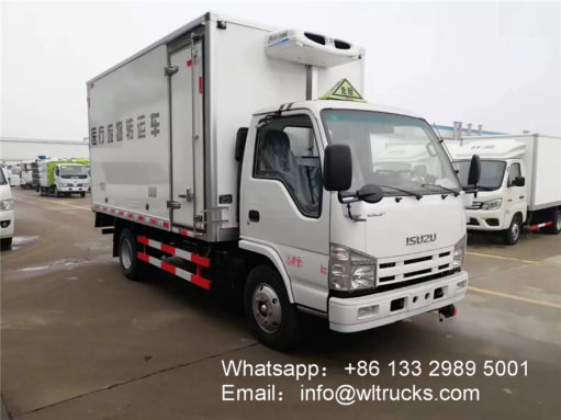 medical waste transit truck
