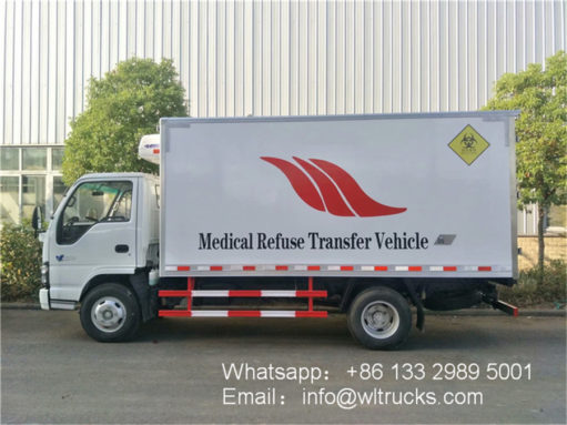 medical waste transit vehicle