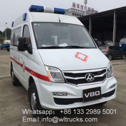 SAIC Maxus short wheelbase siren ambulance vehicle