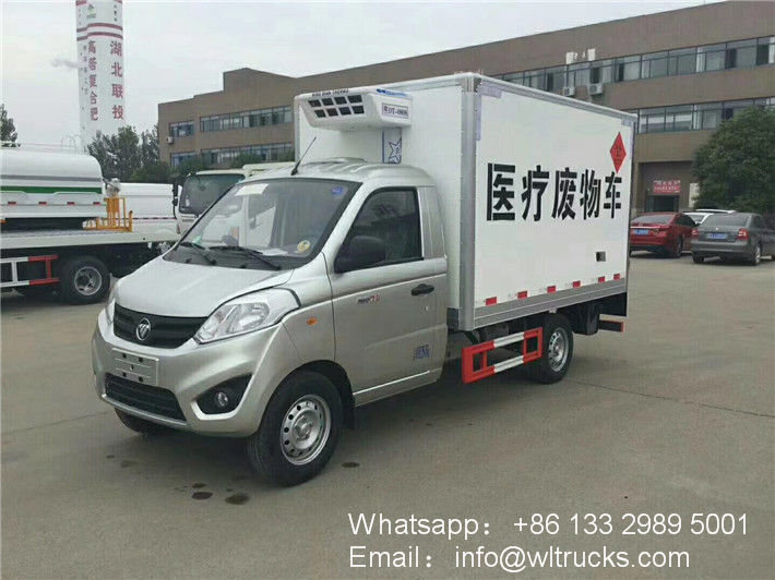 Foton small gasoline Medical waste truck