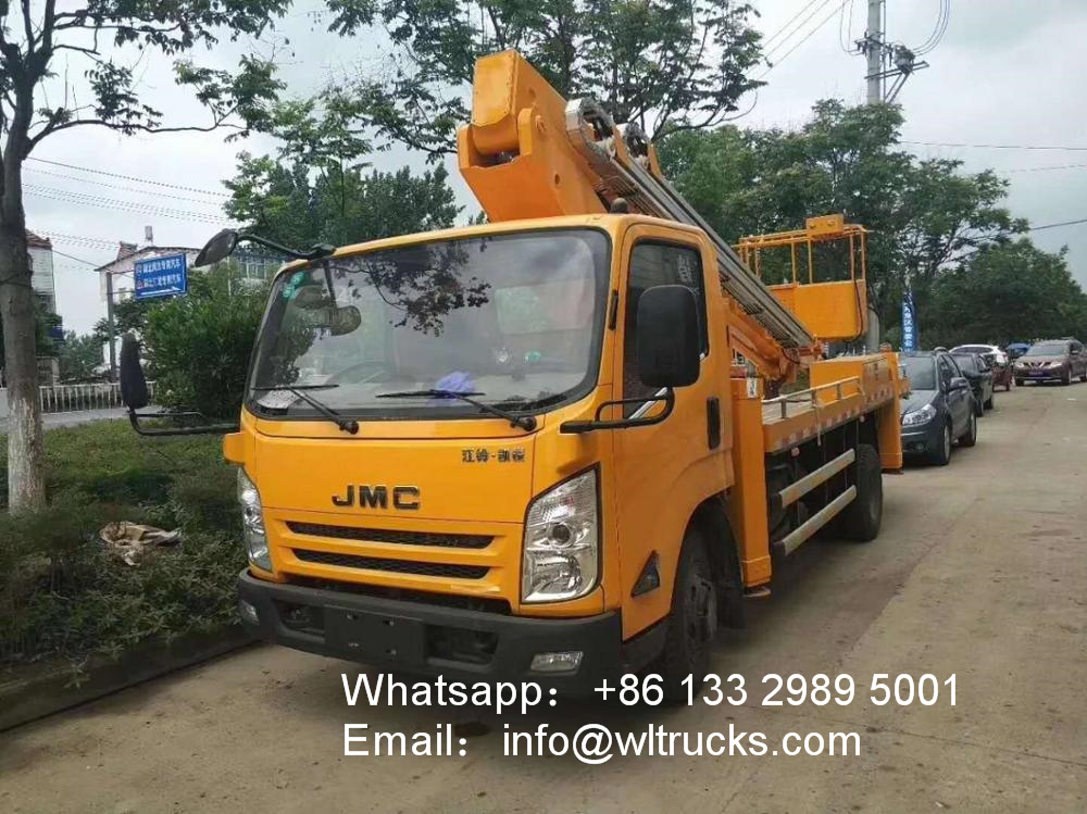 JMC 22 meter telescopic boom aerial working truck