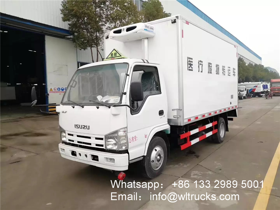 ISUZU elf 3 ton medical waste transit truck