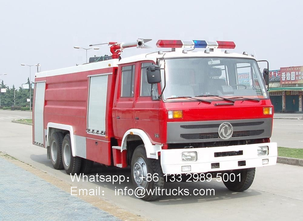 10 wheel Dongfeng 12 ton water tank fire fighting truck