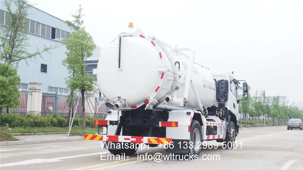 10 ton vacuum sewage suction truck