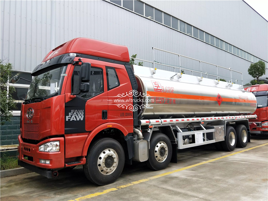 12 wheel FAW 34000l Aluminum alloy oil tank truck