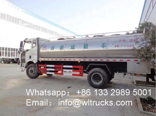 12000L Stainless Steel Milk Tank Truck