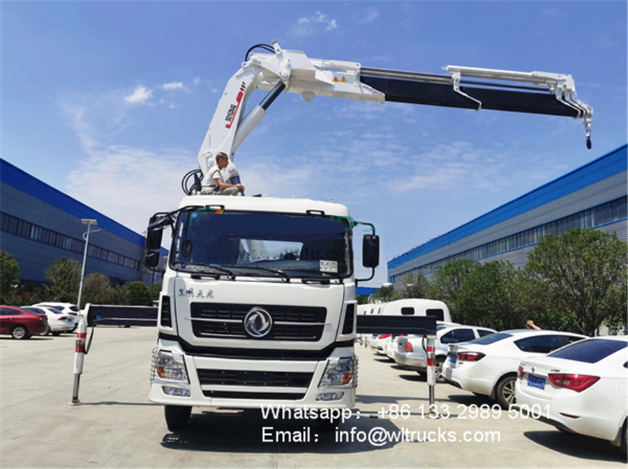 16 ton Folding arm truck mounted crane