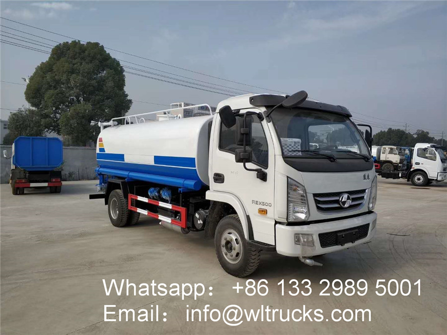 2000 gallon water tank truck