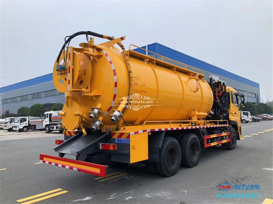 20000l water and dry vacuum tanker truck