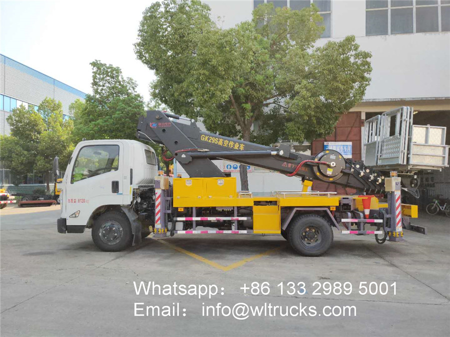 28m Straight boom aerial platform truck