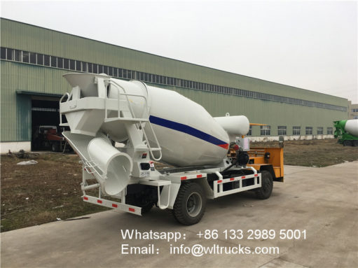 2cbm concrete mixer truck