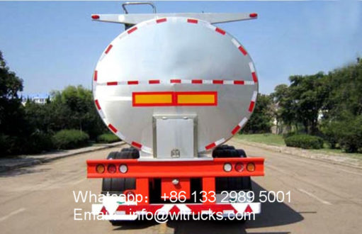 3 axis Milk Tank Trailer