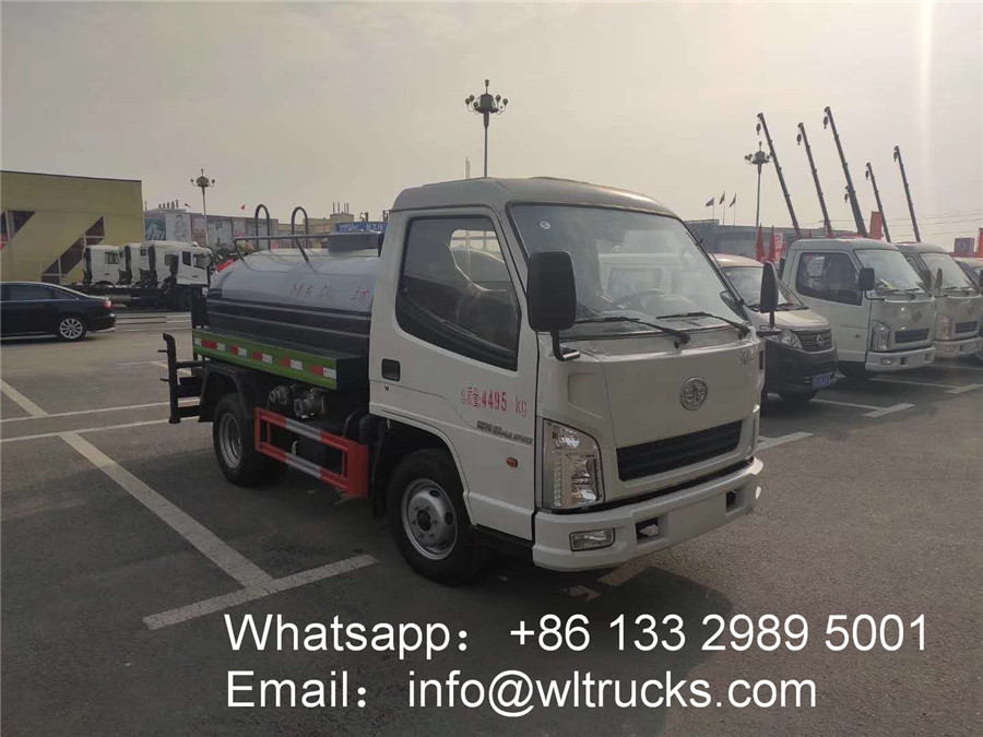 3 ton water tank trucks