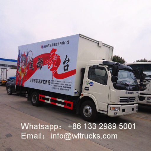 32 square meters mobile stage truck