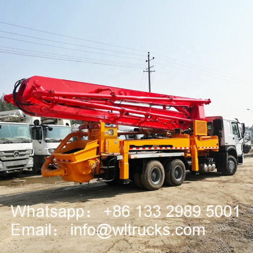 35m concrete pump truck