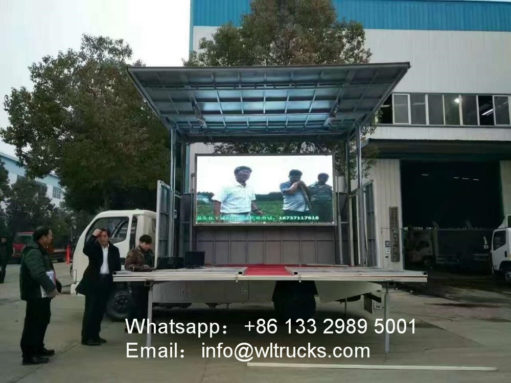 36 square meters mobile stage truck