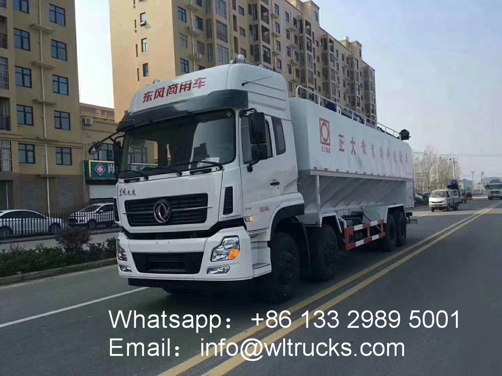 8x4 Dongfeng 40m3 Bulk feed delivery truck