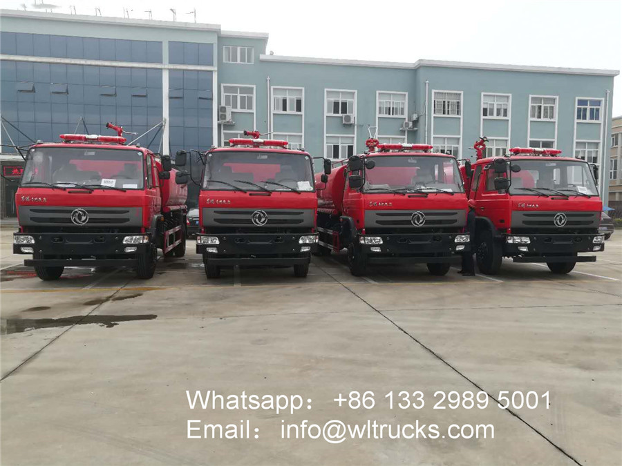 4WD 4x4 fire water tank truck