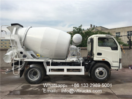 4cbm mixing concrete truck