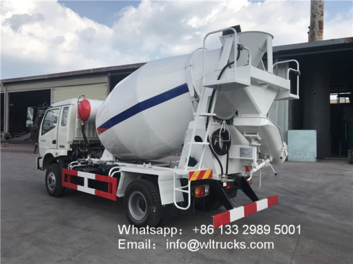 4m3 concrete mixer truck