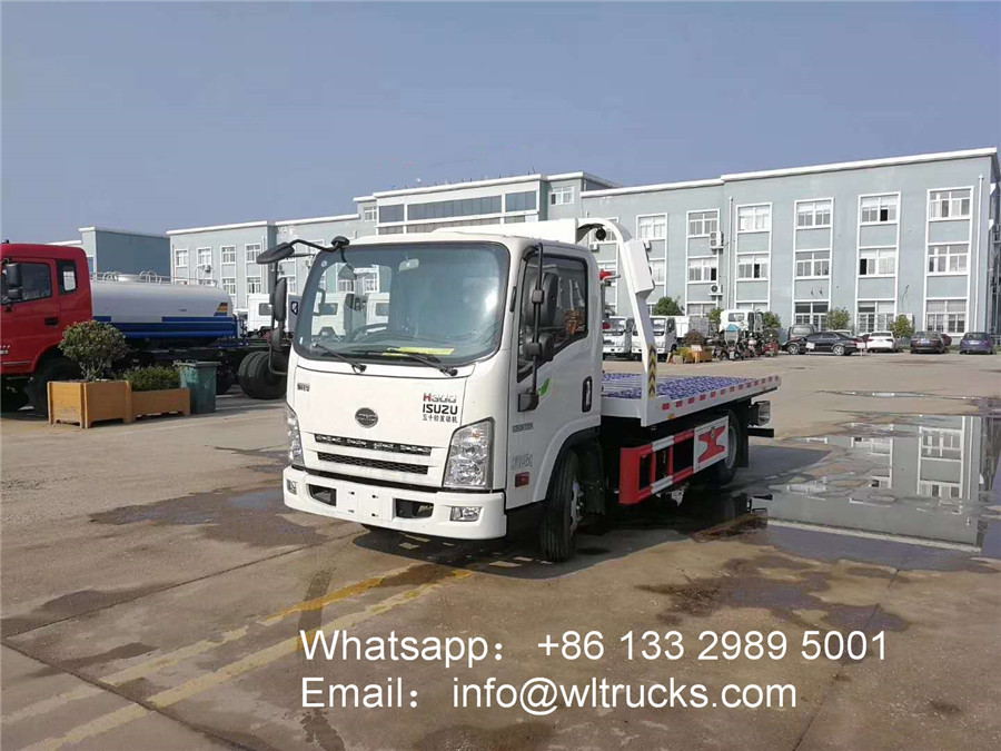 4t flat tow truck
